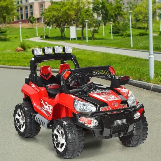 12 V Kids Ride On SUV Car with Remote Control LED Lights