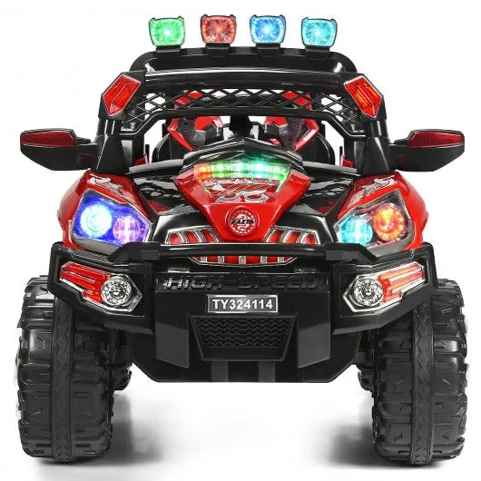 12 V Kids Ride On SUV Car with Remote Control LED Lights