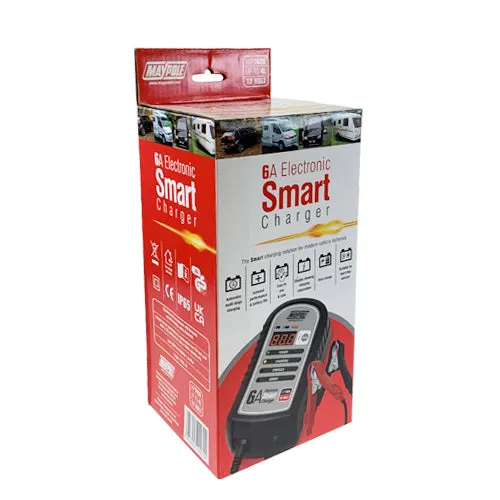 12v 6 Amp Electronic Smart Charger