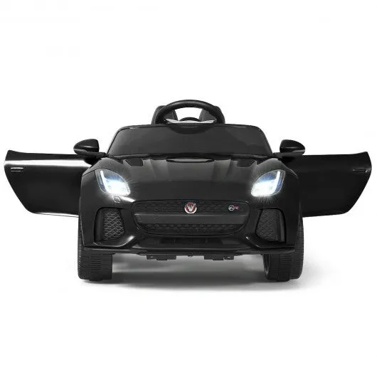 12V Jaguar F-Type SVR Licensed Kids Ride On Car-Black