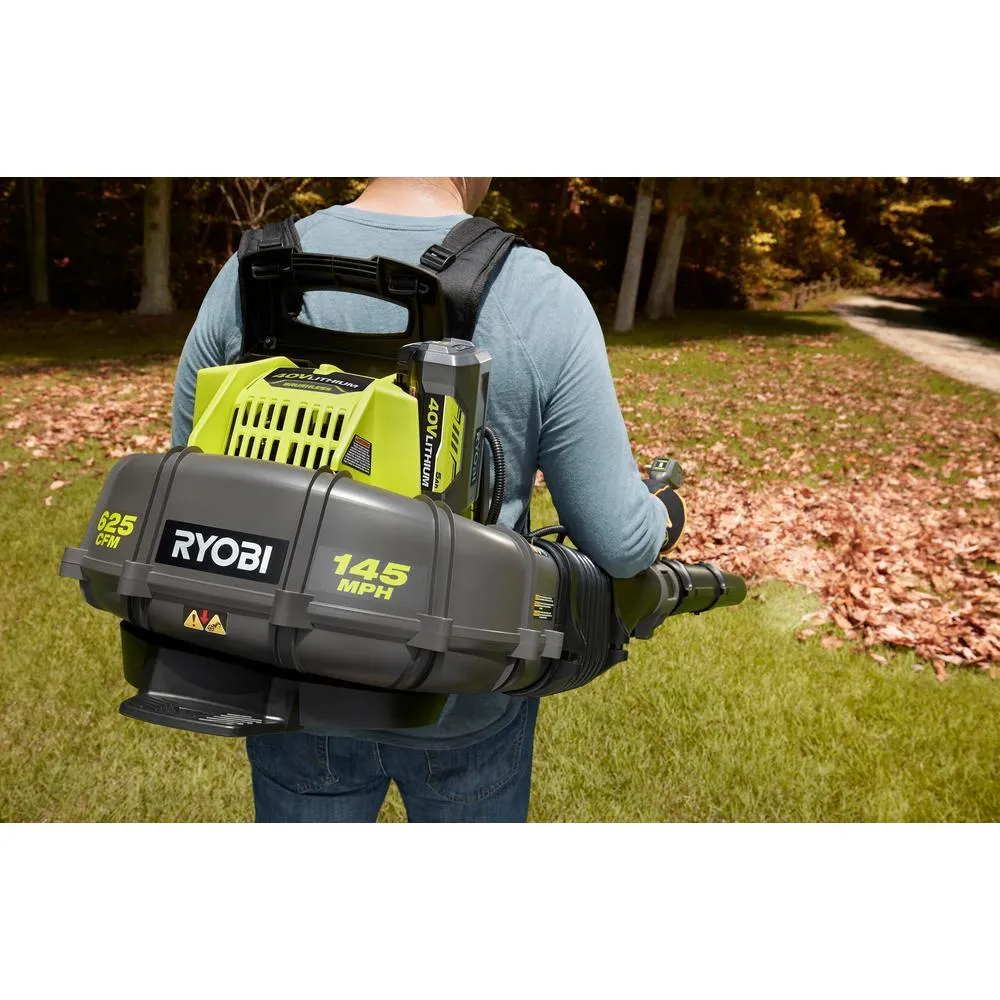 145 MPH 625 CFM 40-Volt Lithium-Ion Cordless Backpack Blower (TOOL ONLY)