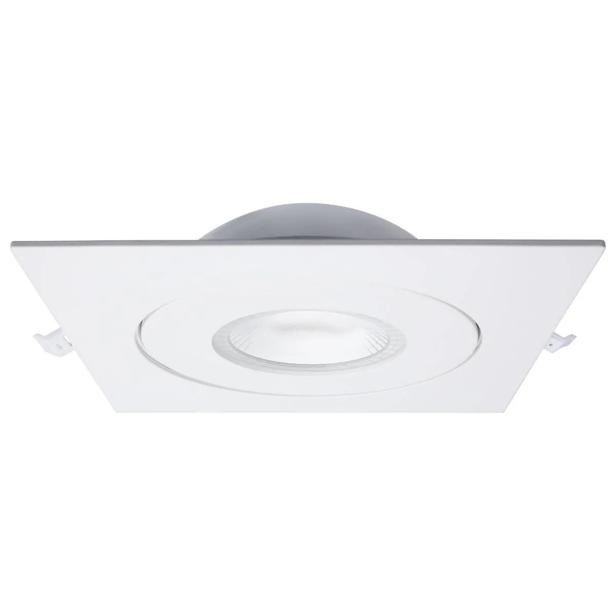 15 Watt; CCT Selectable; LED Direct Wire Downlight; Gimbaled; 6 Inch Square; Remote Driver; White