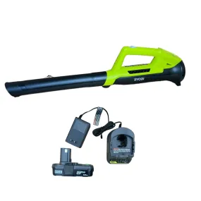 18-Volt Cordless 200 CFM 90 MPH Leaf Blower Kit-Battery & Charger Included - Factory Reconditioned