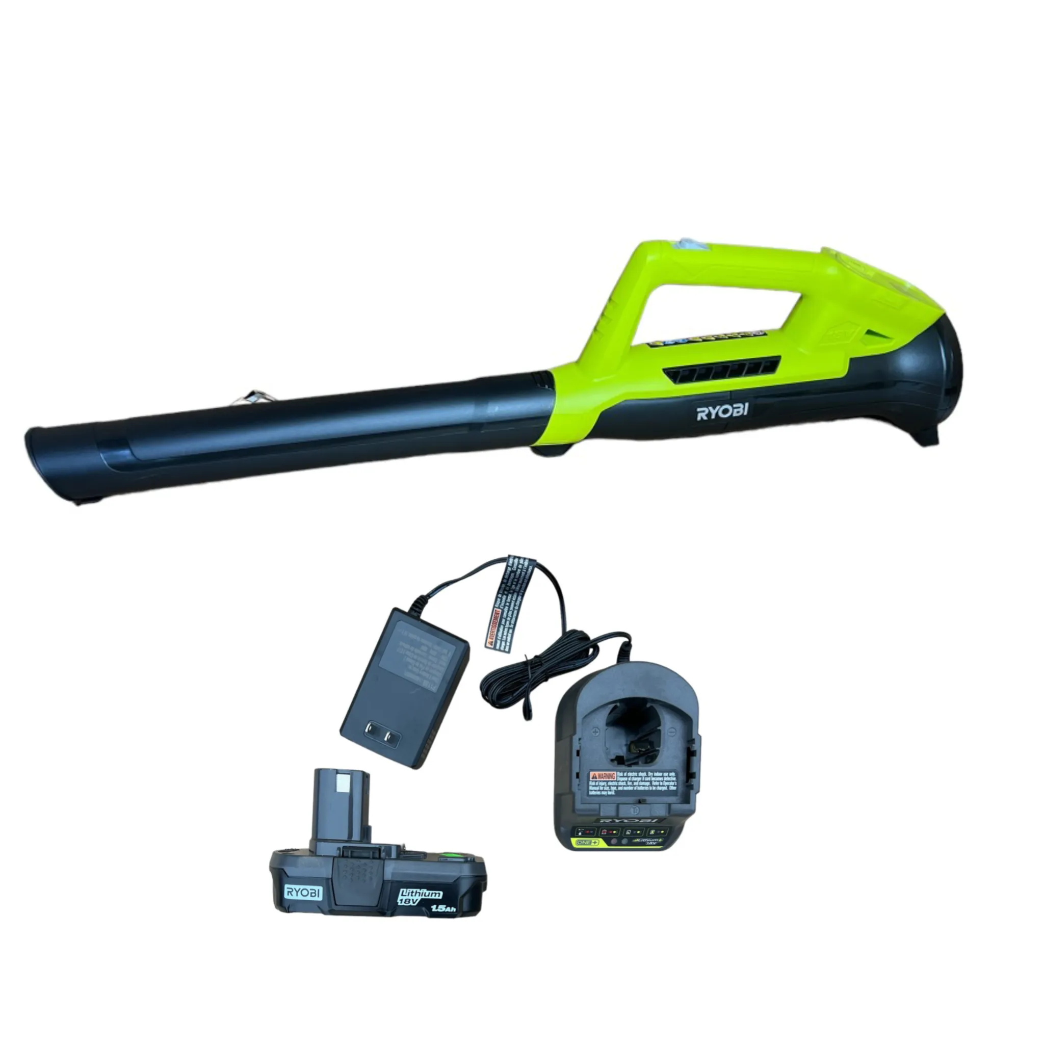 18-Volt Cordless 200 CFM 90 MPH Leaf Blower Kit-Battery & Charger Included - Factory Reconditioned