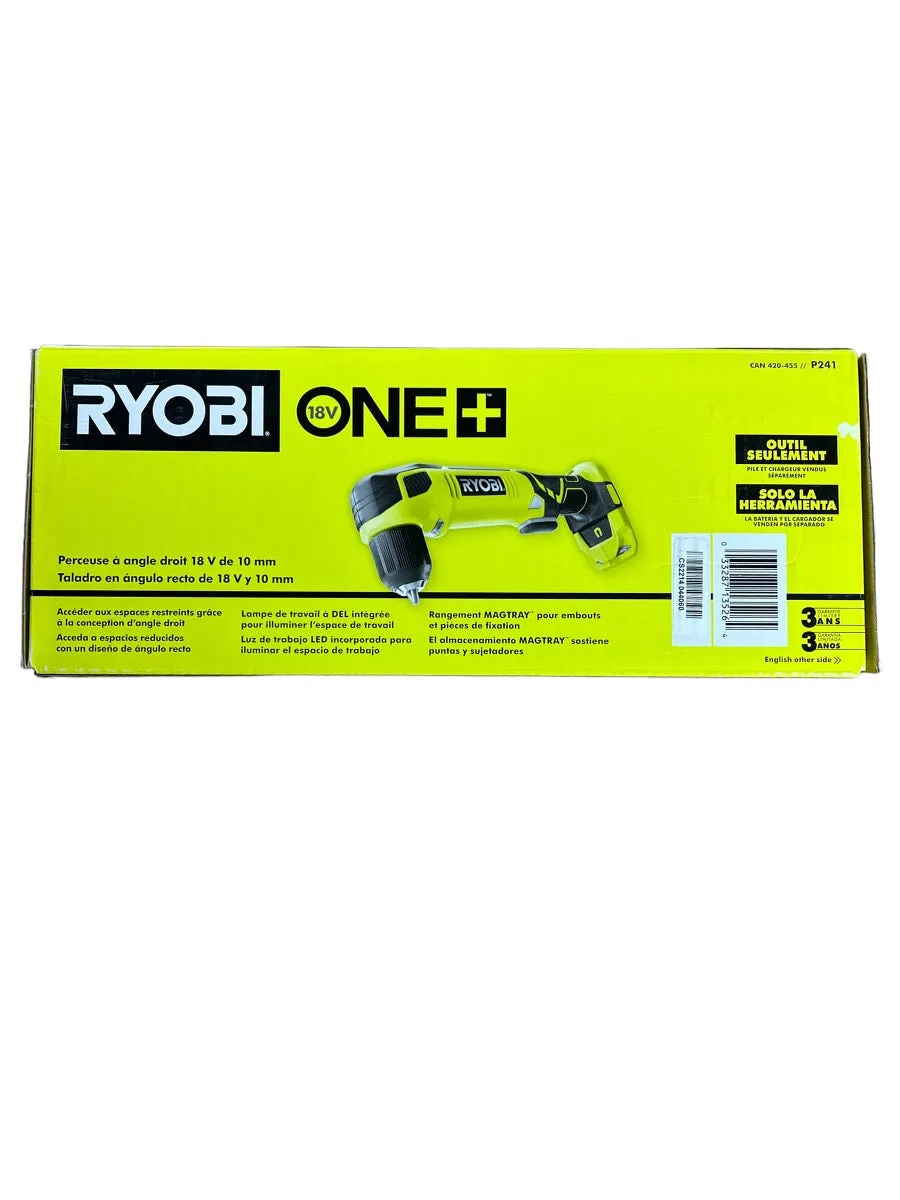 18-Volt ONE  Cordless 3/8 in. Right Angle Drill (Tool-Only)