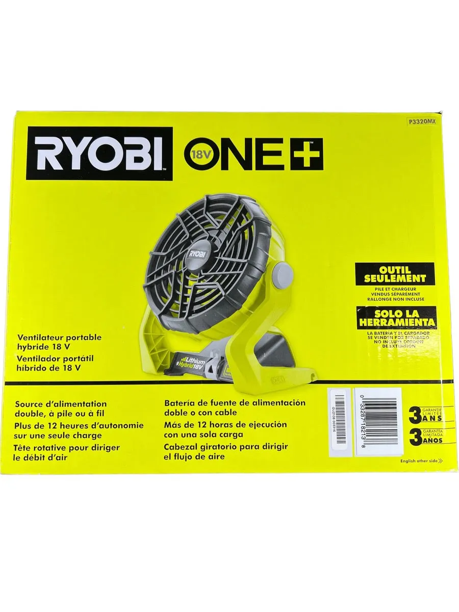 18-Volt ONE  Hybrid Portable Fan (Tool Only)