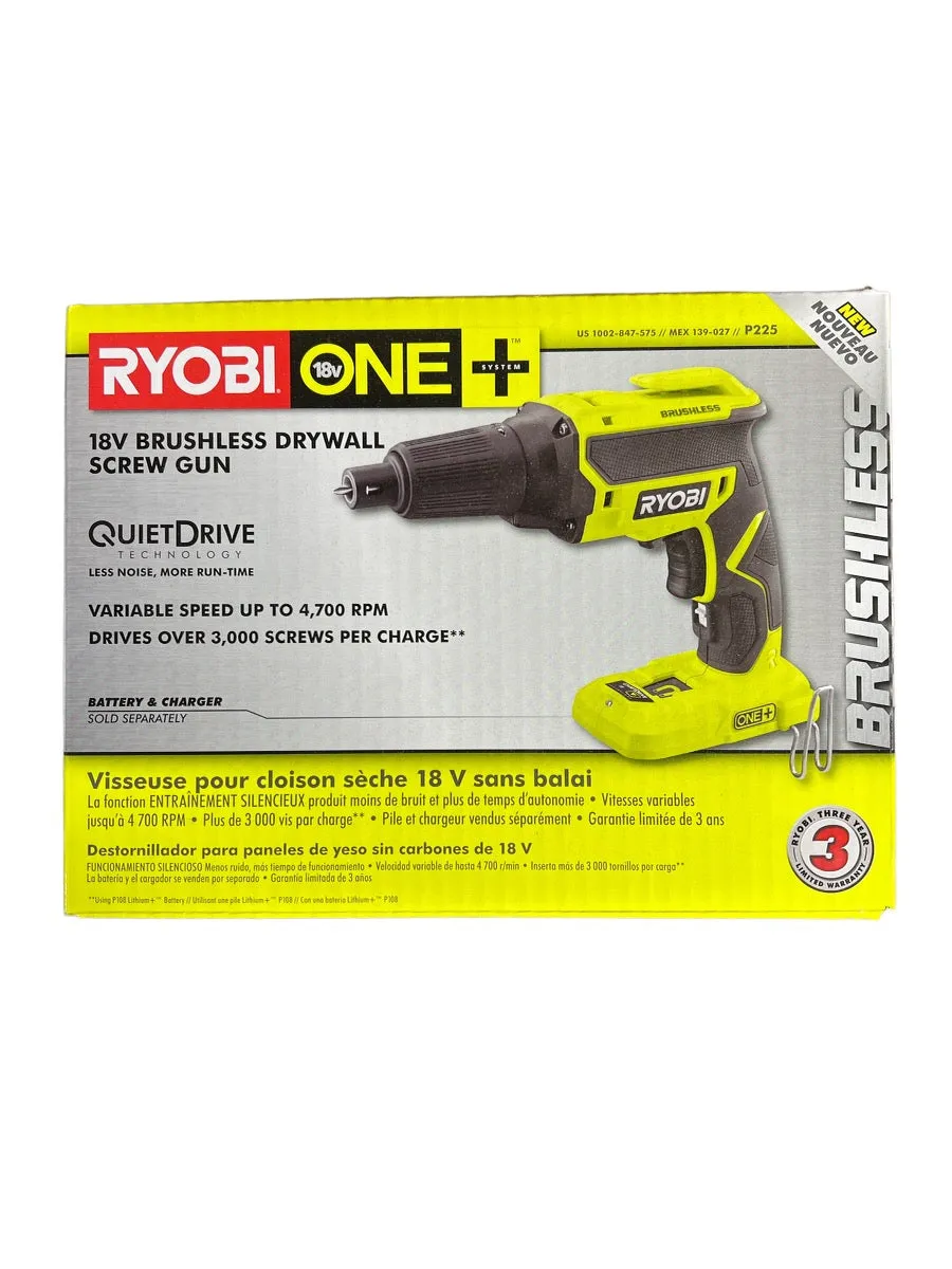 18-Volt ONE  Lithium-Ion BRUSHLESS Drywall Screw Gun