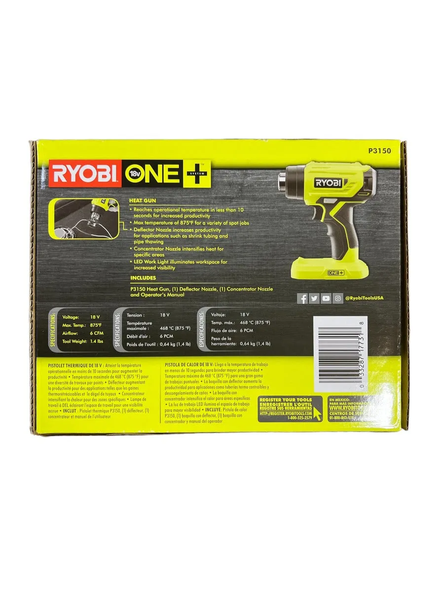 18-Volt ONE  Lithium-Ion Cordless Heat Gun (Tool Only)