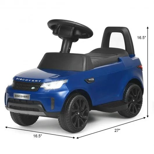 2-in-1 6V Land Rover Licensed Kids Ride On Car-Blue