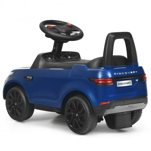 2-in-1 6V Land Rover Licensed Kids Ride On Car-Blue