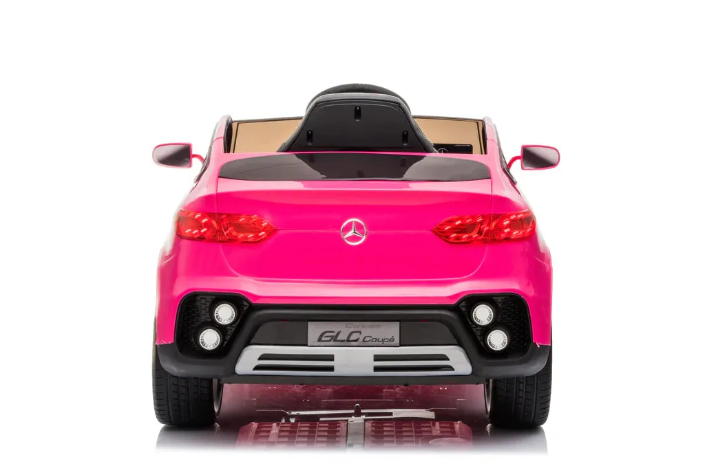 2025 Licensed GLC Upgraded 12V Mercedes Benz Coupe Kids Ride On Car | Leather Seat | Rubber Tires | 1 Seater | Remote