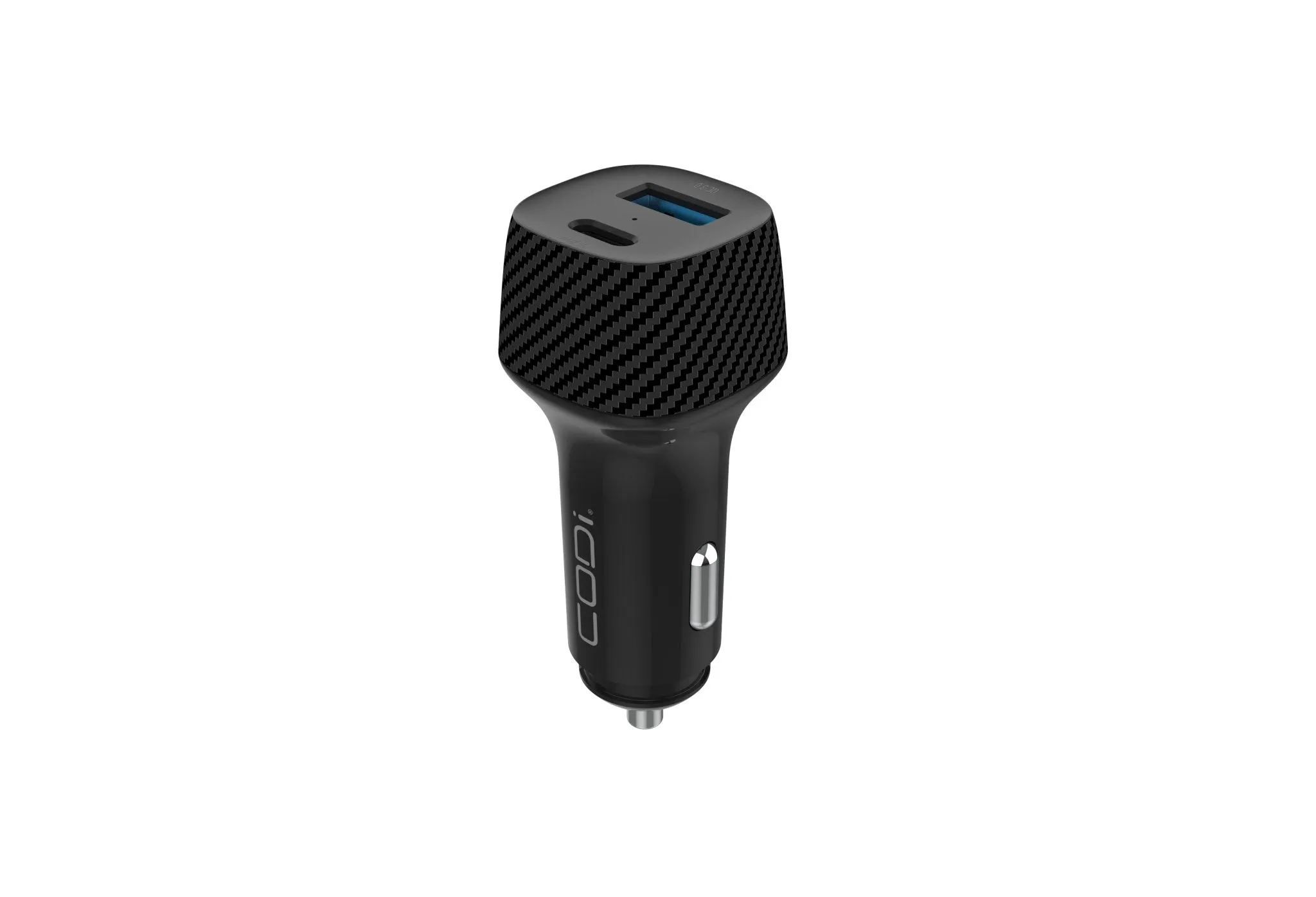 20W Dual Port Car Charger, USB-A & USB-C Outputs