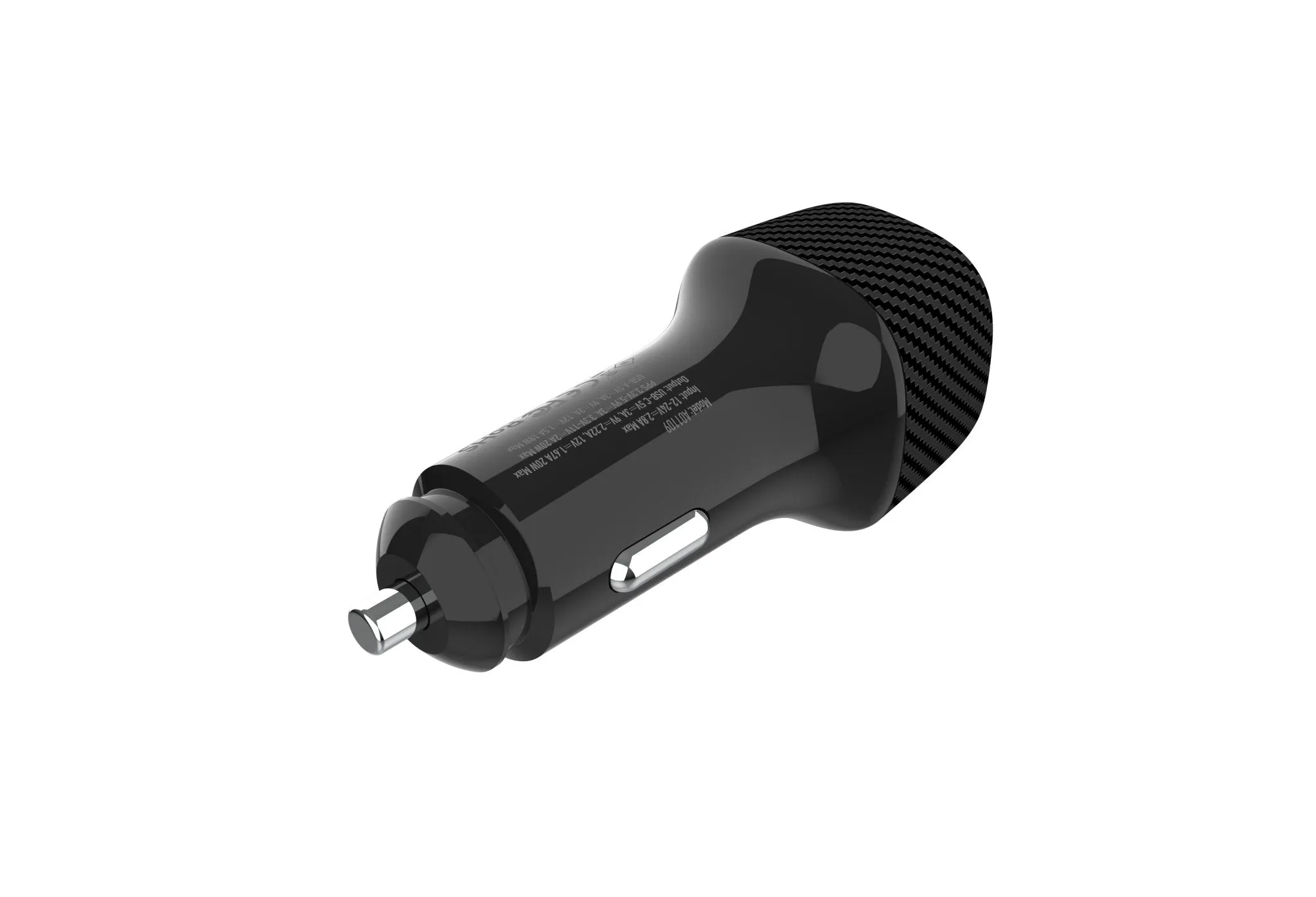 20W Dual Port Car Charger, USB-A & USB-C Outputs