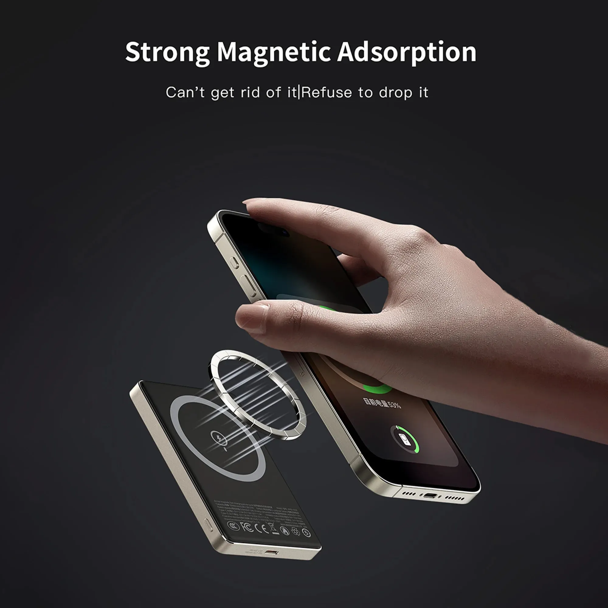 20W Magnetic Wireless Power Bank 10000mAh