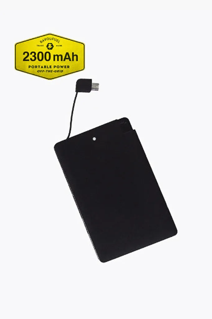 2300mAh Chargercard Powerbank with Micro USB Adapter