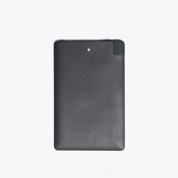 2300mAh Chargercard Powerbank with Micro USB Adapter