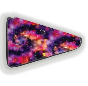 27 Inch Fan Case - Animal Ancestors 9 Cosmic Swirl Purple and Red