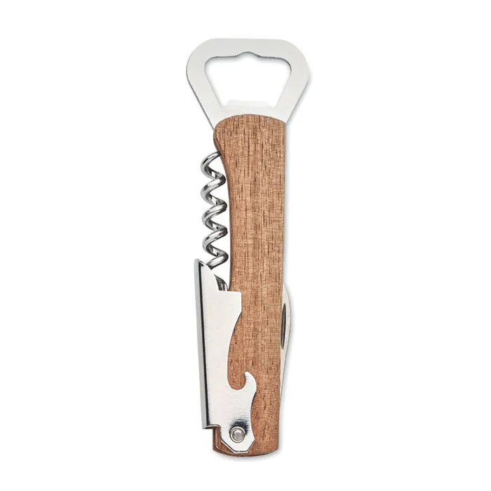 3 In 1 Bamboo Bottle Opener | WOOL - MO2313