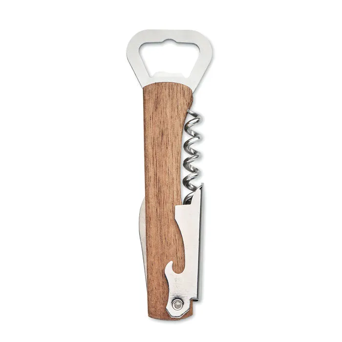 3 In 1 Bamboo Bottle Opener | WOOL - MO2313