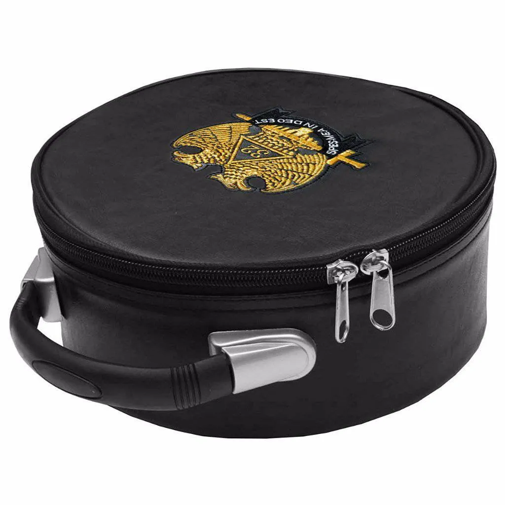 32nd Degree Scottish Rite Crown Cap Case - Double Eagle Black