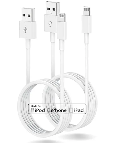 4 Pack 3ft iPhone Charger Apple MFi Certified, Apple Lightning to USB Cable 3 Feet, High Fast/Data Sync Apple Charging Cable Cord 3 Foot for iPhone 13/12Mini/11 Pro/11 Pro Max/XS/XR/8/7/6s/6/5S,iPad