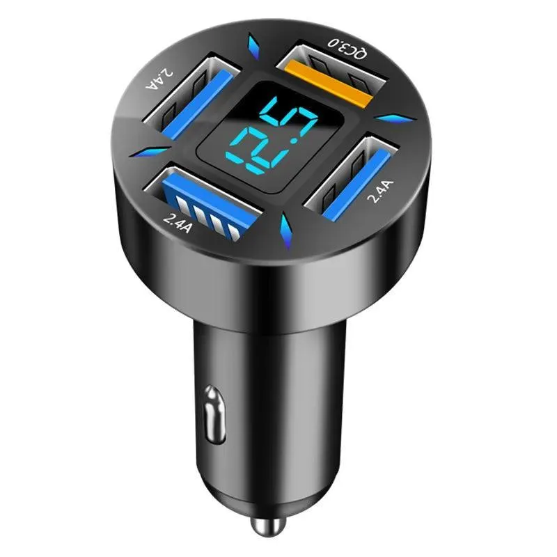 66W USB Car Charger with PD Quick Charge 3.0: Fast Charging for iPhone 13