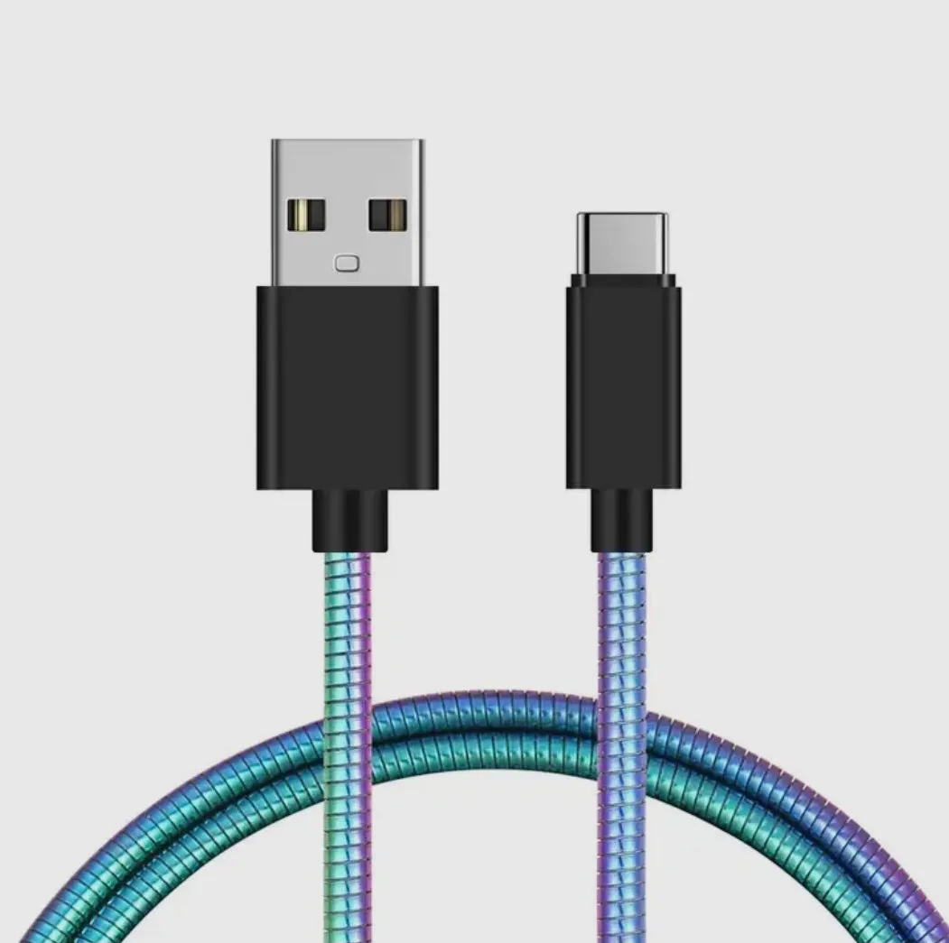 6FT Metallic Cell Phone Cable