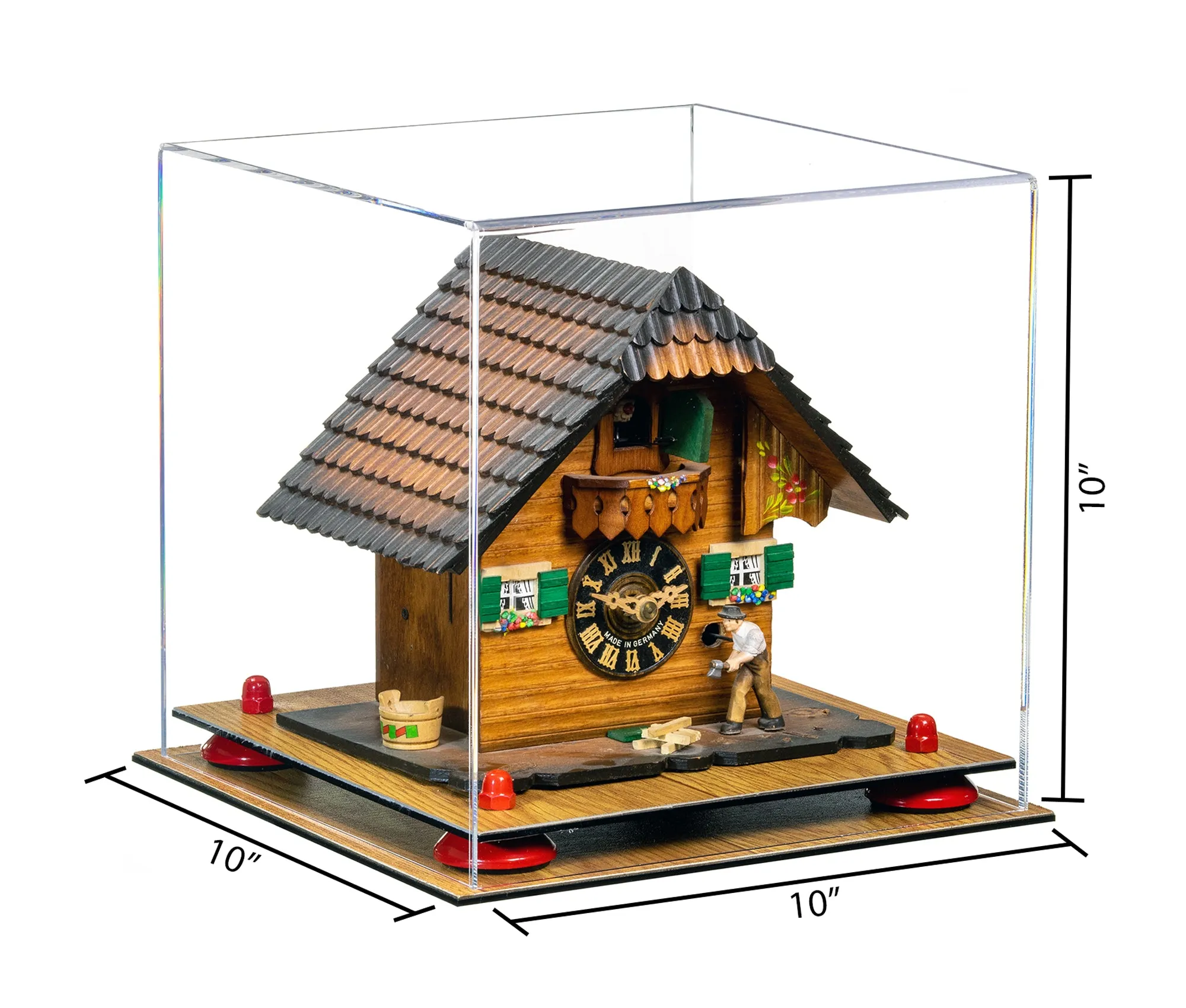 Acrylic Versatile Display Case 10 X 10 X 10 Clear (A028/V33)