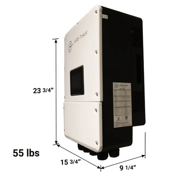 Aims Power KIT Hybrid Inverter Charger & Solar Panels 9.6 kW Inverter Output, 9900 Watts Solar Panels - KIT-HY96SOL