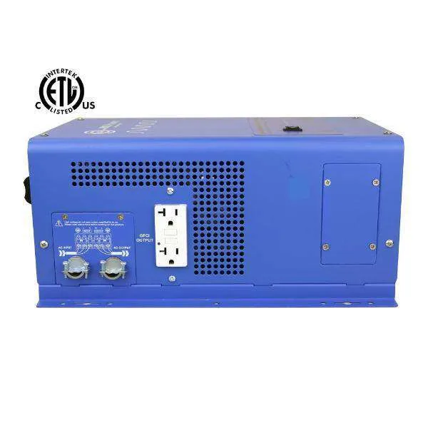 Aims Power PICOGLF10W12V120V 1000 Watt Pure Sine Inverter Charger - ETL Listed to UL 458 New