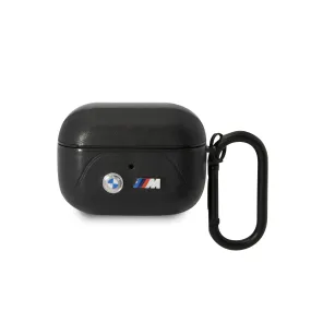 Airpods Pro -M Case PU Leather Curved Line Black - BMW