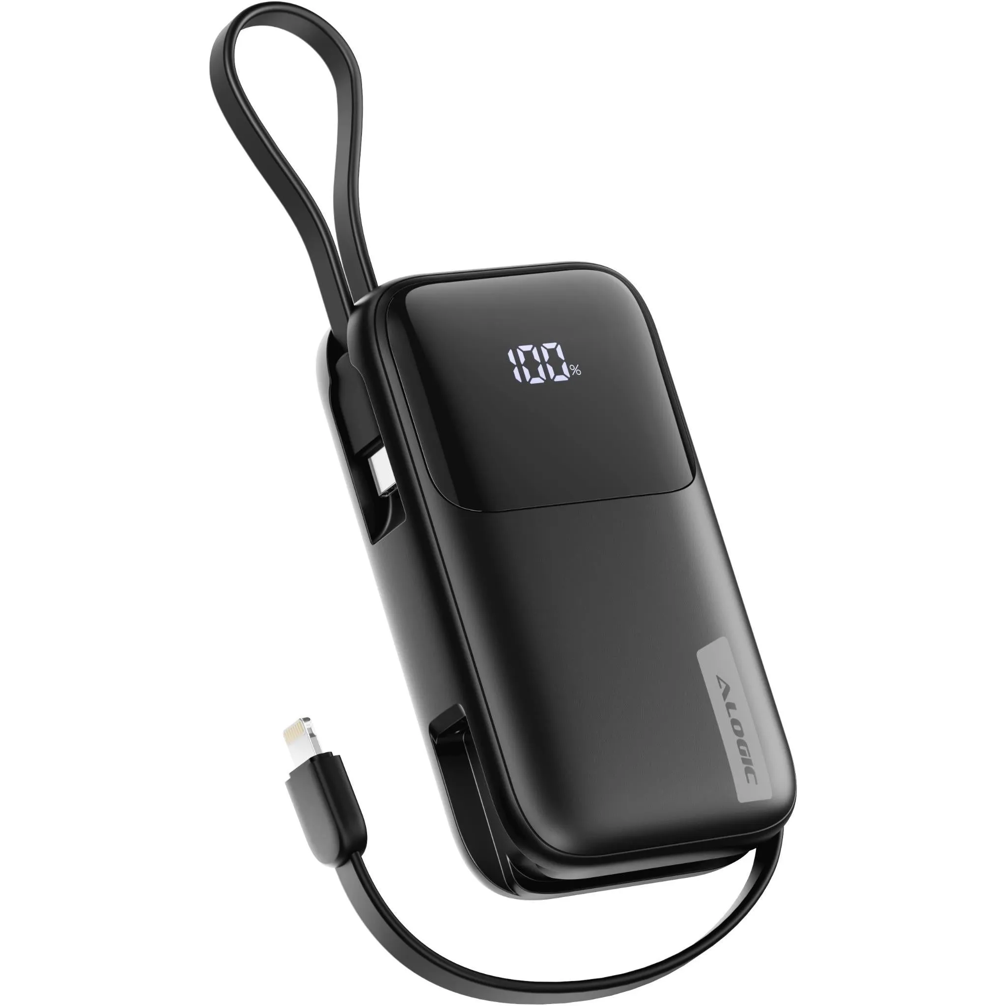 ALOGIC 10K 20W Tandem Powerbank with USB-C & Lighting (Black)