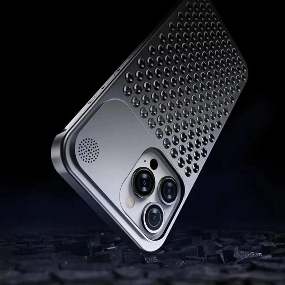 ALPHA Hybrid Metal Mesh iPhone Case