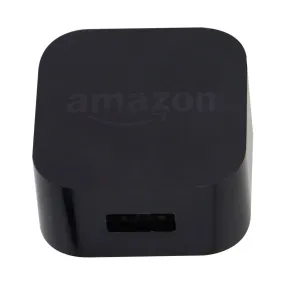 Amazon 5-Watt AC Adapter Wall Charging Single USB Adapter (PE98ED) - Black