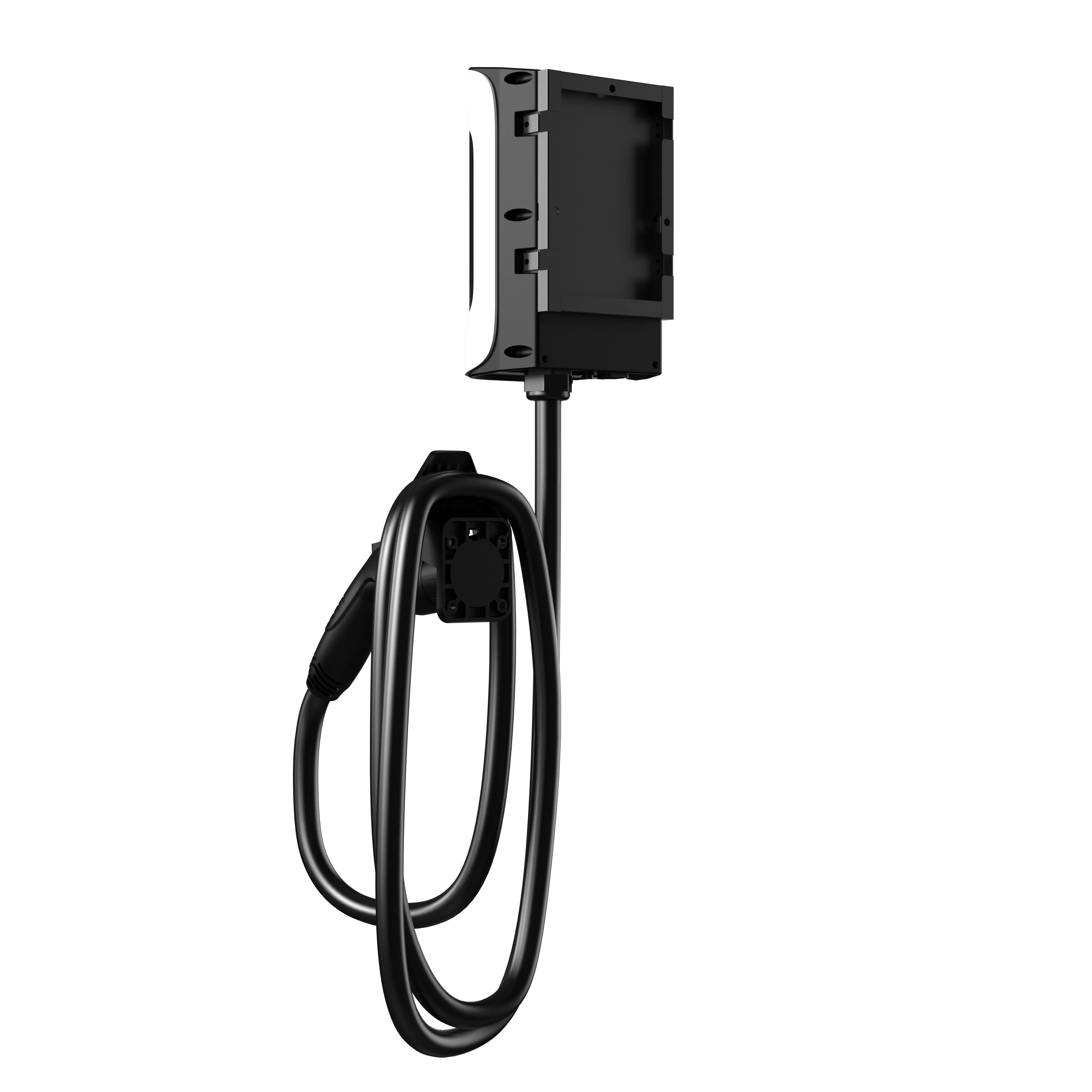 AMPROAD iHorn P12 Level 2 Home EV Charger | Hardwired EV Wall Charger | 240V | 48 Amp | 11.52kW | 25ft