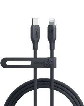 Anker 542 USB-C to Lightning Cable (Bio-Based) (1.8m/6ft) -Black A80B2H11