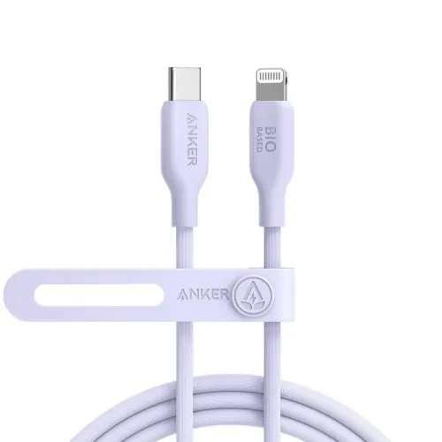 Anker 542 USB-C to Lightning Cable (Bio-Based) (1.8m/6ft) -Violet A80B2HV1