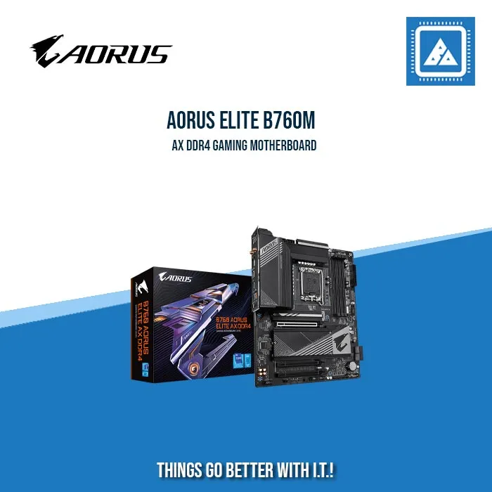 AORUS B760M  ELITE AX DDR4 GAMING MOTHERBOARD