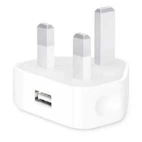 Apple 5W USB Power Adapter Charger -  White