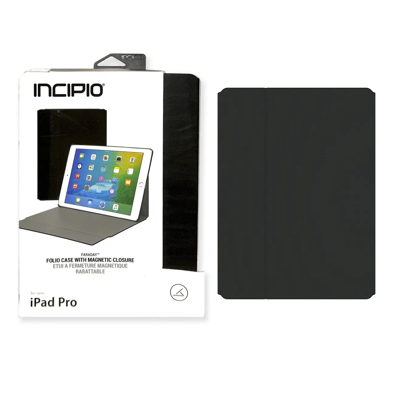 Apple iPad Pro 12.9 (1st Gen - 2017) Incipio Faraday Folio Case - Black (BULK)