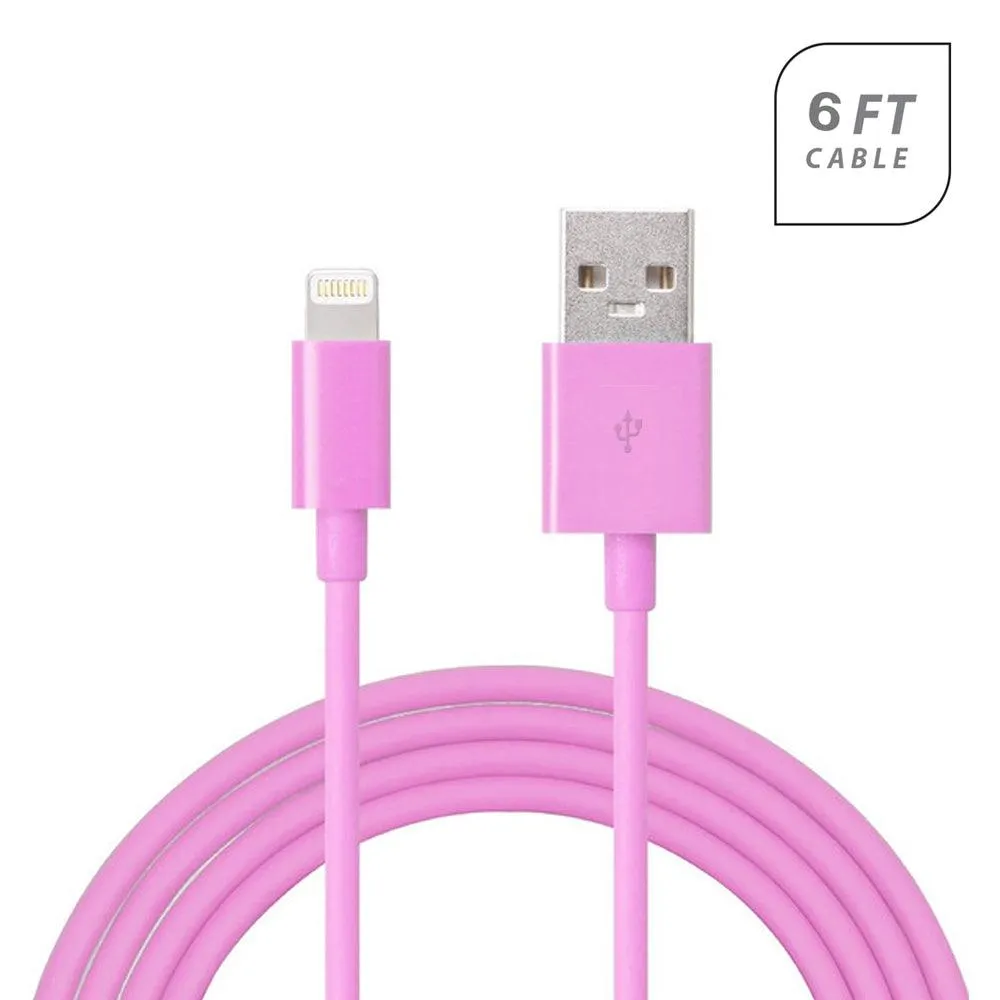 Apple iPhone 6 / 6S USB Round Data Charger Cable 6 Feet by Modes