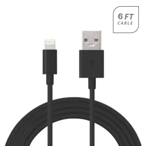 Apple iPhone 6 / 6S USB Round Data Charger Cable 6 Feet by Modes