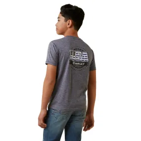 Ariat Boys U.S.A. Graystone Charger T-Shirt