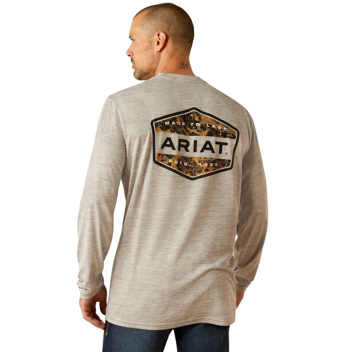 ARIAT Men's Charger Muddy Shield Long Sleeve T-Shirt 10052008