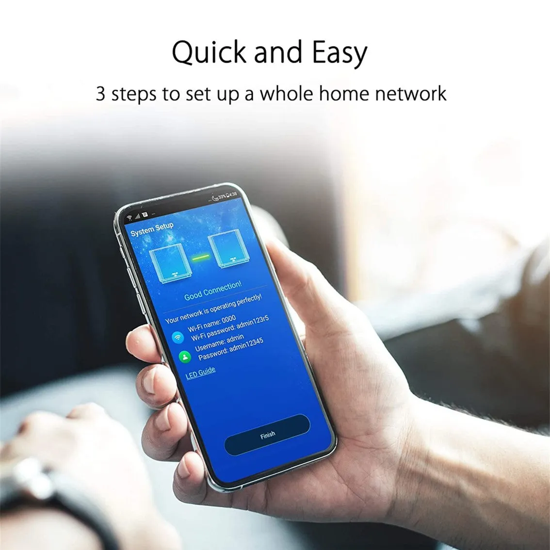 ASUS ZenWiFi XT8 Mesh WiFi 6 AX6600 Tri-Band AiMesh Whole Home WiFi System Wireless AX Router