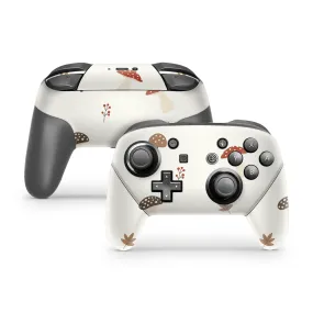 Autumn Mushies Nintendo Switch Pro Controller Skin