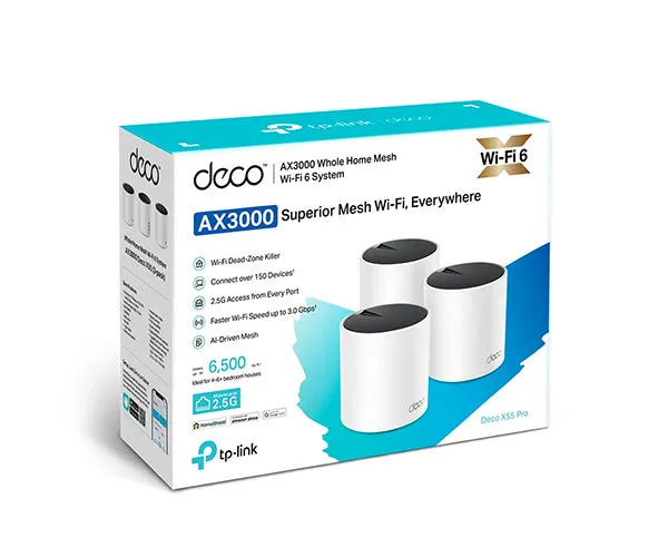 AX3000 Whole Home Mesh WiFi 6 System