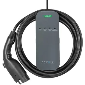 AxFAST(R) 16-Amp Dual-Voltage Level 1 or Level 2 Portable Electric Vehicle Charger (EVSE) with 24.6-Foot Cable