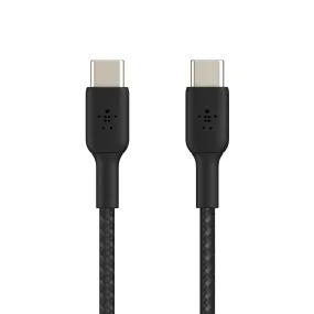 Belkin BoostUp Charge Braided USB-C to USB-C 1M Cable (Black)