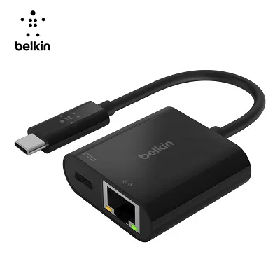 Belkin USB-C to Ethernet   Charge Adapter